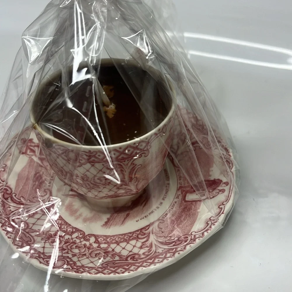 TEA CUP SOY CANDLE VINTAGE TEACUP ☕️ CANDLE - Picture 3 of 7